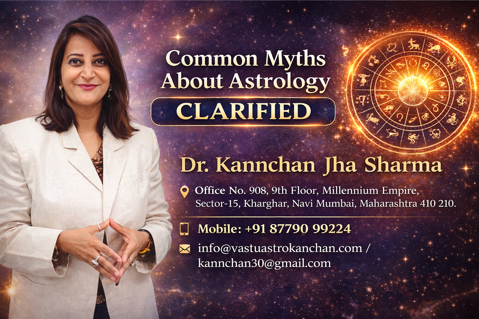 You are currently viewing Common Myths About Astrology – Astrologer in Kharghar Clarifies